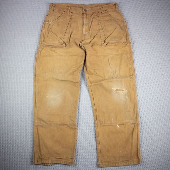Dickies Workwear Double Knee Thrashed Carpenter Pants 38x30 - Picture 1 of 8